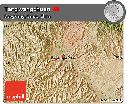 Satellite Map of Tangwangchuan