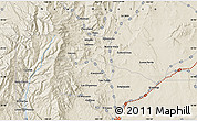 Shaded Relief Map of the area around 35° 52' 19" N, 105° 19' 29" W