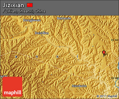 Physical Map of Jizixian