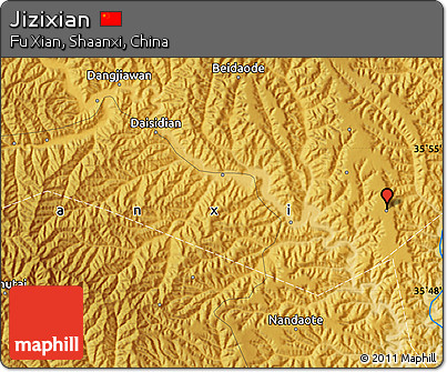 Physical Map of Jizixian