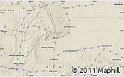 Shaded Relief Map of the area around 35° 52' 19" N, 108° 43' 29" W