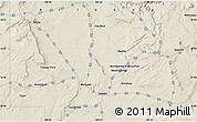 Shaded Relief Map of the area around 35° 52' 19" N, 109° 34' 29" W