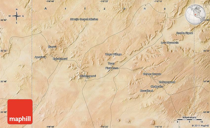 Satellite Map Of Walpi<script async src=