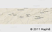 Shaded Relief Panoramic Map of the area around 35° 52' 19" N, 110° 25' 30" W