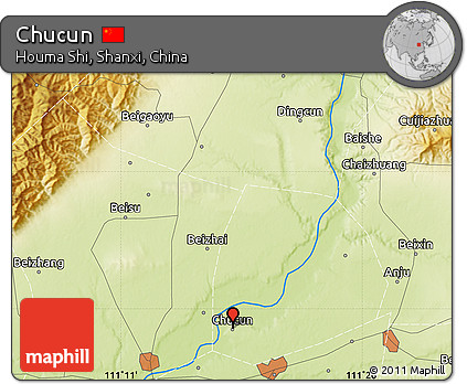 Physical Map of Chucun
