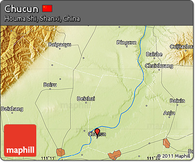 Physical Map of Chucun