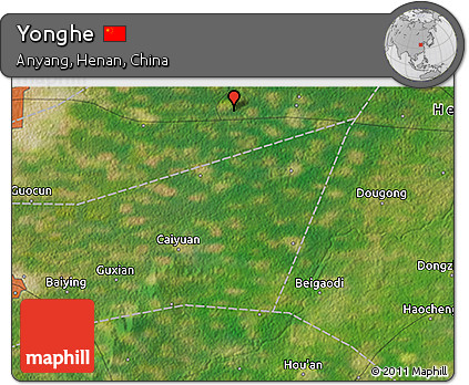 Satellite 3D Map of Yonghe