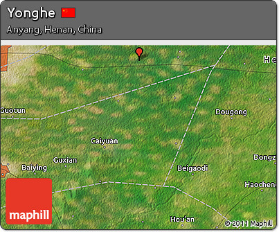 Satellite 3D Map of Yonghe