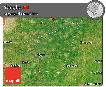 Satellite Map of Yonghe