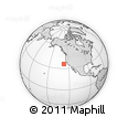 Outline Map of the Area around 35° 52' 19" N, 127° 25' 30" W, rectangular outline