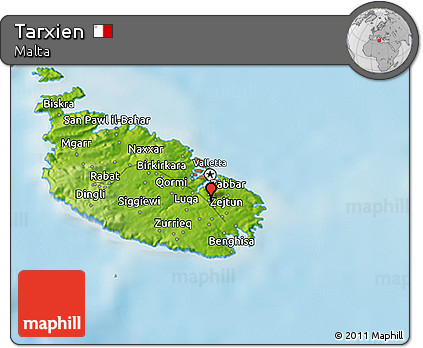 Physical 3D Map of Tarxien