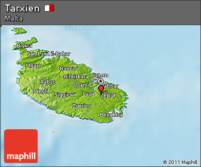 Physical 3D Map of Tarxien