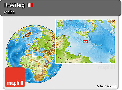 Physical Location Map of Il-Wileġ