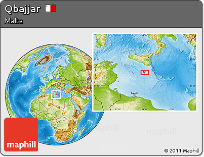 Physical Location Map of Qbajjar