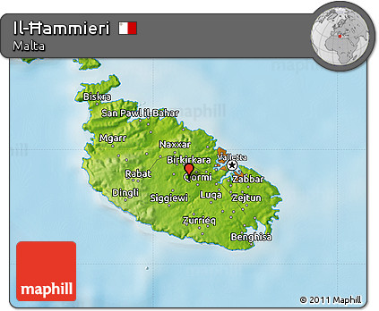 Physical Map of Il-Ħammieri
