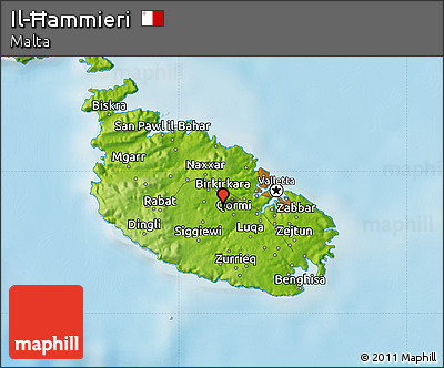 Physical Map of Il-Ħammieri