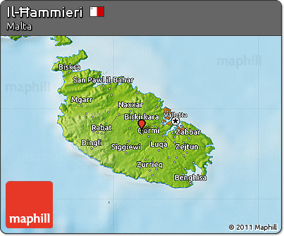 Physical Map of Il-Ħammieri
