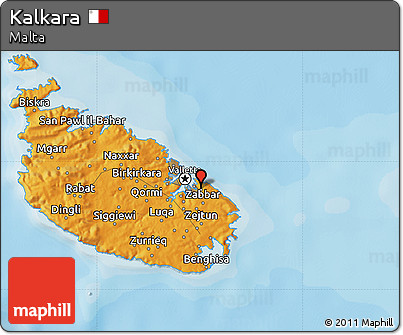 Political Map of Kalkara