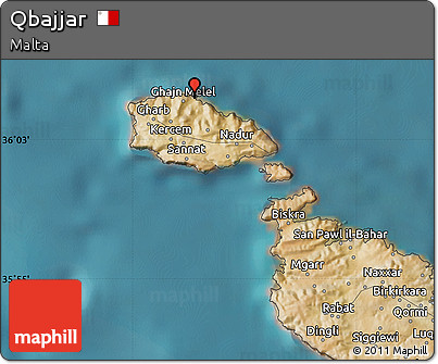 Satellite Map of Qbajjar