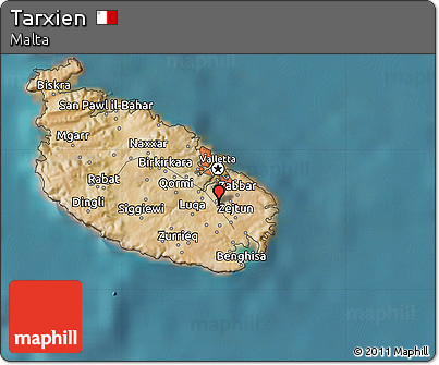 Satellite Map of Tarxien