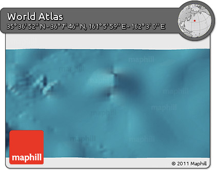 Satellite 3D Map of the Area around 35° 52' 19" N, 161° 34' 29" E
