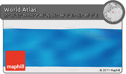 Physical Panoramic Map of the Area around 35° 52' 19" N, 163° 16' 30" E