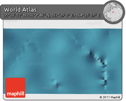 Satellite 3D Map of the Area around 35° 52' 19" N, 164° 7' 30" E