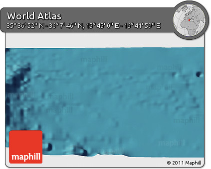 Satellite 3D Map of the Area around 35° 52' 19" N, 16° 13' 30" E