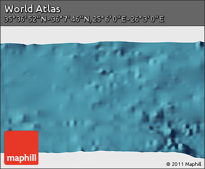 Satellite 3D Map of the Area around 35° 52' 19" N, 25° 34' 30" E
