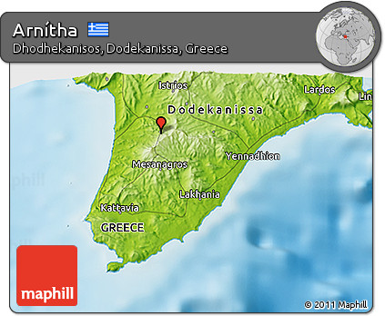 Physical 3D Map of Arnítha
