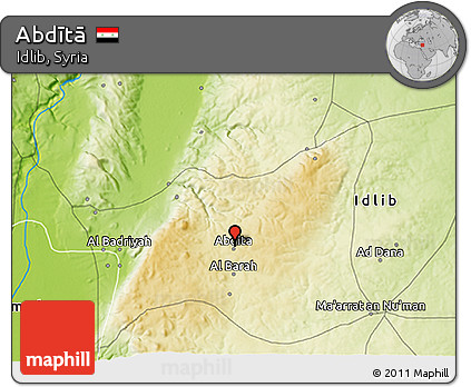 Physical 3D Map of Abdītā
