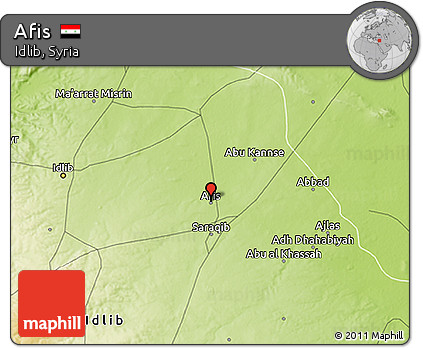 Physical 3D Map of Afis