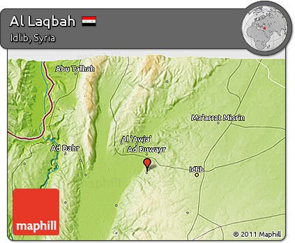 Physical 3D Map of Al Laqbah