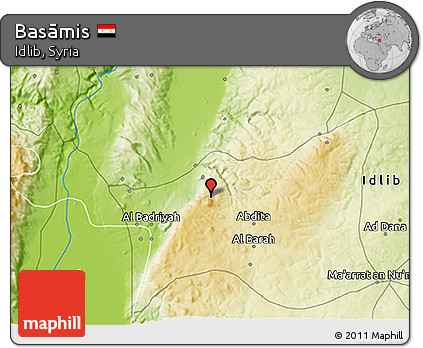Physical 3D Map of Basāmis