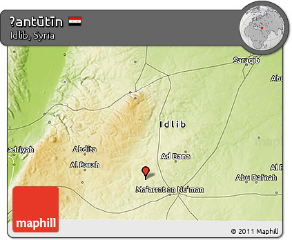 Physical 3D Map of Ḩantūtīn