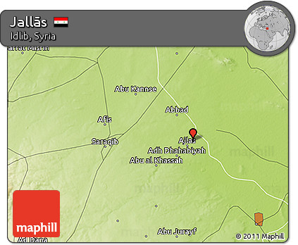 Physical 3D Map of Jallās