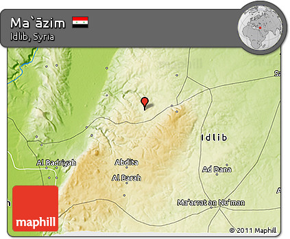 Physical 3D Map of Ma`āzim