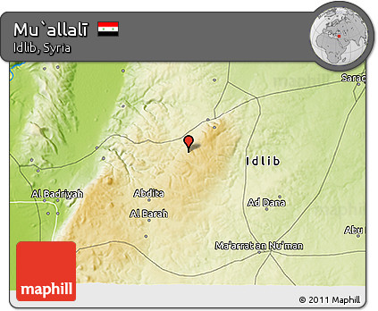 Physical 3D Map of Mu`allalī