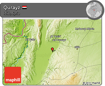 Physical 3D Map of Qurayz