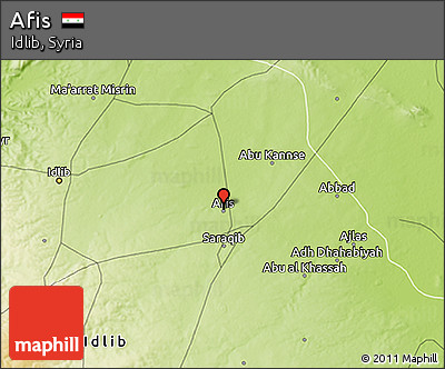 Physical 3D Map of Afis