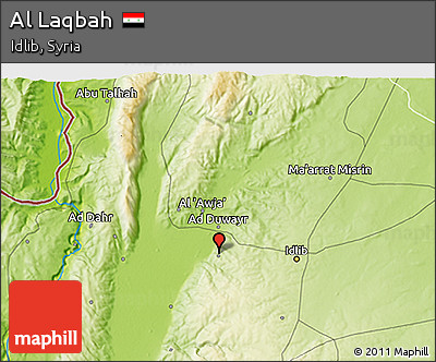 Physical 3D Map of Al Laqbah