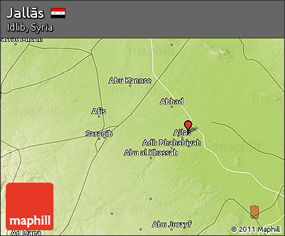 Physical 3D Map of Jallās