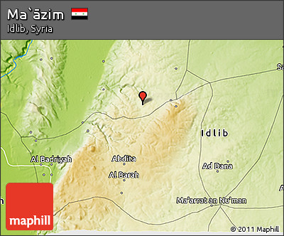 Physical 3D Map of Ma`āzim