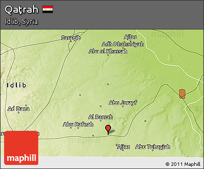 Physical 3D Map of Qaţrah