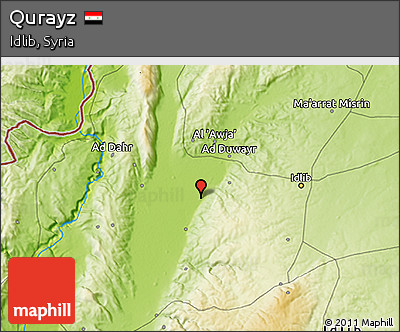 Physical 3D Map of Qurayz