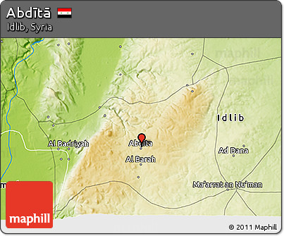 Physical 3D Map of Abdītā