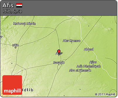 Physical 3D Map of Afis