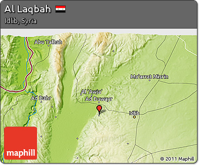 Physical 3D Map of Al Laqbah