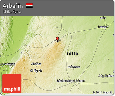 Physical 3D Map of Arba`īn