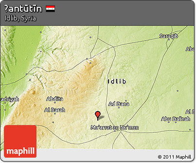 Physical 3D Map of Ḩantūtīn